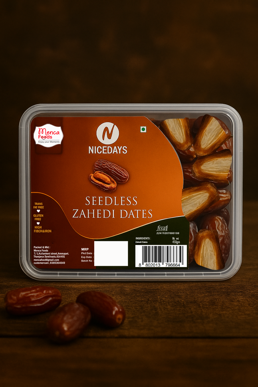 ZAHEDI DATES -250GM box