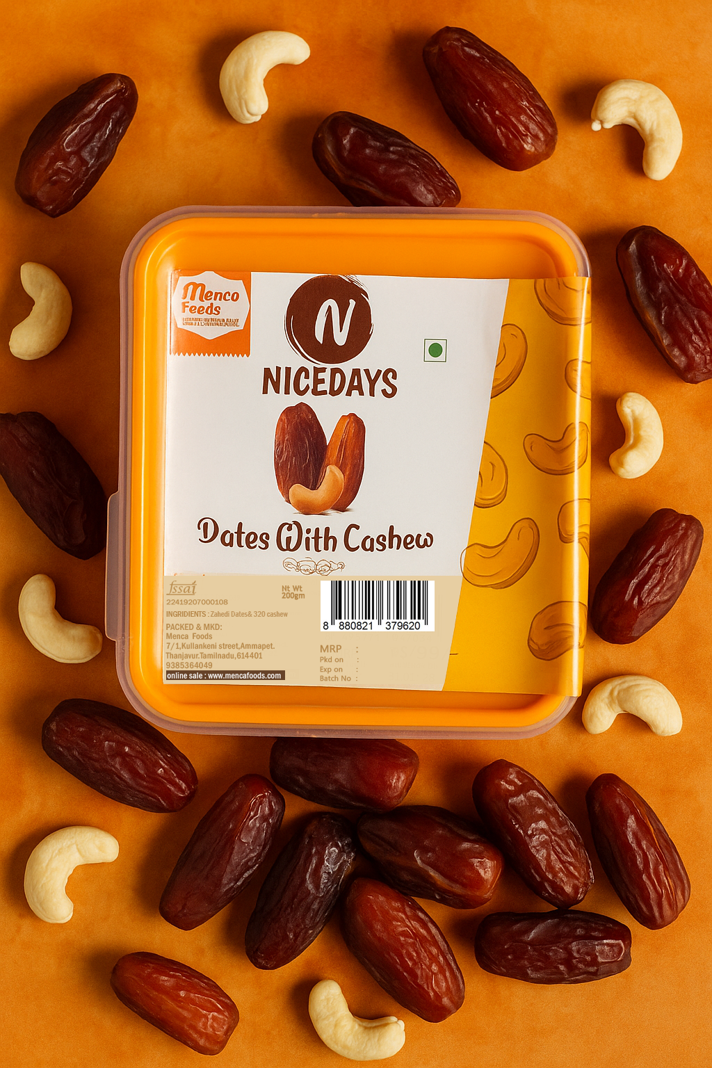 DATES WITH CASIEW- 200GM BOX