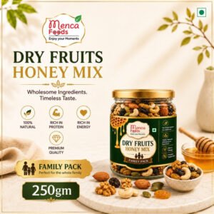 DRY FRUITS HONEY MIX- 250 gm (Family pack)