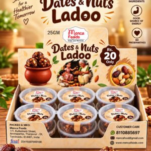 Dates & Nuts Ladoo Reatail pack (12 pcs/box)